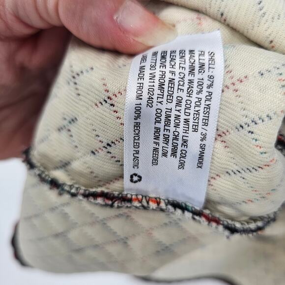 Xhilaration Aztec Tribal Geometric A-Line Quilted Festival Mini Skirt S Boho - Picture 7 of 7